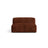 Martina Modulares Sofa Sitzelement, Sitztiefe 76 cm, aus Cord in Brick (Tilia 52), 132x106 cm von Micadoni – Bild 1