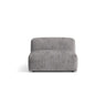 Martina Modulares Sofa Sitzelement, Sitztiefe 76 cm, aus Cord in Hellgrau (Tilia 86), 106x90 cm von Micadoni – Bild 1