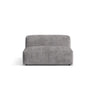 Martina Modulares Sofa Sitzelement, Sitztiefe 76 cm, aus Cord in Hellgrau (Tilia 86), 132x106 cm von Micadoni – Bild 1