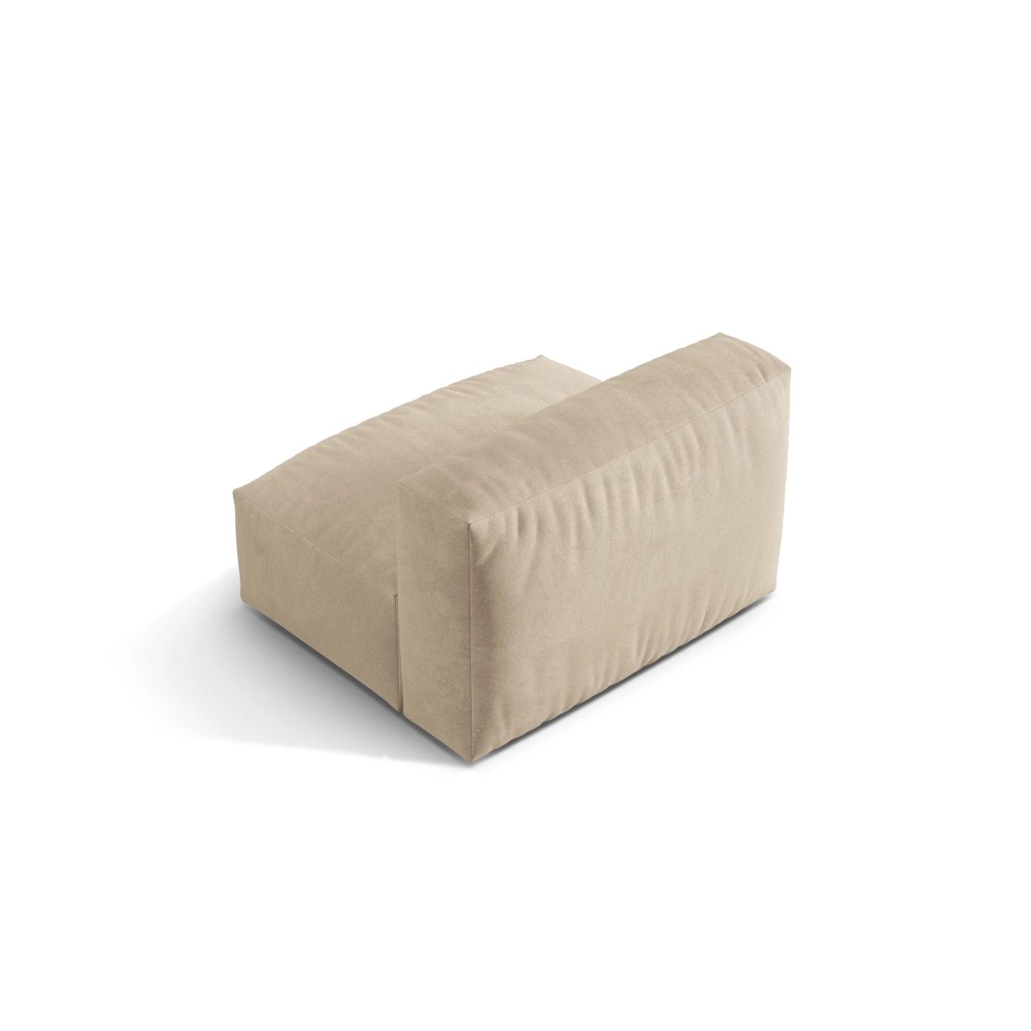 Martina Modulares Sofa Sitzelement, Sitztiefe 76 cm, aus Samt, Cord, Boucle oder Strukturstoff, 106x90 cm von Micadoni – Bild 4