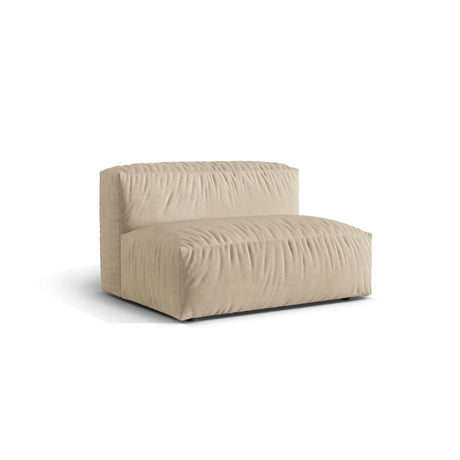 Martina Modulares Sofa Sitzelement, Sitztiefe 76 cm, aus Samt, Cord, Boucle oder Strukturstoff, 132x106 cm von Micadoni – Bild 3