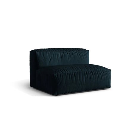 Martina Modulares Sofa Sitzelement, Sitztiefe 76 cm, aus Samt in Deep Petrol (Vogue 13), 132x106 cm von Micadoni – Bild 3