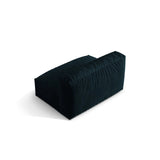 Martina Modulares Sofa Sitzelement, Sitztiefe 76 cm, aus Samt in Deep Petrol (Vogue 13), 132x106 cm von Micadoni – Bild 4