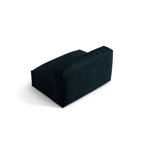 Martina Modulares Sofa Sitzelement, Sitztiefe 76 cm, aus Samt in Deep Petrol (Vogue 13), 132x106 cm von Micadoni – Bild 4