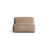 Martina Modulares Sofa Sitzelement, Sitztiefe 76 cm, aus Samt in Dunkelbeige (Vogue 3), 106x90 cm von Micadoni – Bild 1
