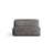 Martina Modulares Sofa Sitzelement, Sitztiefe 76 cm, aus Samt in Grau (Vogue 15), 132x106 cm von Micadoni – Bild 1