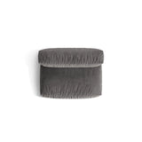 Martina Modulares Sofa Sitzelement, Sitztiefe 76 cm, aus Samt in Grau (Vogue 15), 132x106 cm von Micadoni – Bild 5