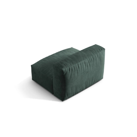 Martina Modulares Sofa Sitzelement, Sitztiefe 76 cm, aus Samt in Petrol (Vogue 12), 106x90 cm von Micadoni – Bild 4