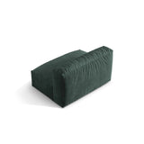 Martina Modulares Sofa Sitzelement, Sitztiefe 76 cm, aus Samt in Petrol (Vogue 12), 132x106 cm von Micadoni – Bild 4