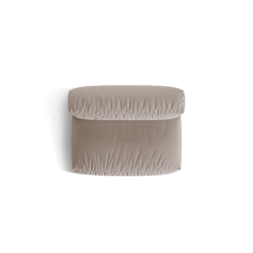 Martina Modulares Sofa Sitzelement, Sitztiefe 76 cm, aus Strukturierter Stoff in Dunkelbeige (Boston Trufa), 132x106 cm von Micadoni – Bild 5