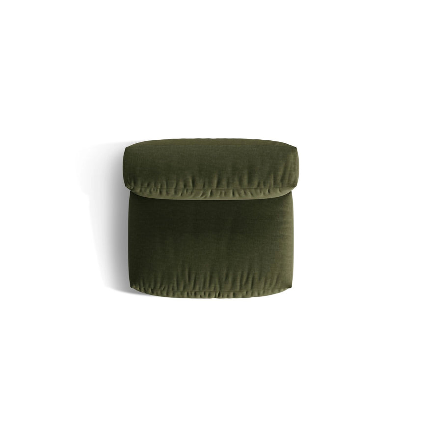 Martina Modulares Sofa Sitzelement, Sitztiefe 76 cm, aus Strukturierter Stoff in Grün (Boston Forest), 106x90 cm von Micadoni – Bild 5