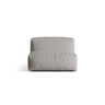 Martina Modulares Sofa Sitzelement, Sitztiefe 76 cm, aus Strukturierter Stoff in Hellgrau (Boston Light Grey), 106x90 cm von Micadoni – Bild 1