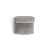 Martina Modulares Sofa Sitzelement, Sitztiefe 76 cm, aus Strukturierter Stoff in Hellgrau (Boston Light Grey), 106x90 cm von Micadoni – Bild 5
