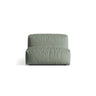Martina Modulares Sofa Sitzelement, Sitztiefe 76 cm, aus Strukturierter Stoff in Moosgrün (Boston Water Green), 106x90 cm von Micadoni – Bild 1