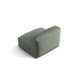 Martina Modulares Sofa Sitzelement, Sitztiefe 76 cm, aus Strukturierter Stoff in Moosgrün (Boston Water Green), 106x90 cm von Micadoni – Bild 4