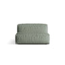 Martina Modulares Sofa Sitzelement, Sitztiefe 76 cm, aus Strukturierter Stoff in Moosgrün (Boston Water Green), 132x106 cm von Micadoni – Bild 1