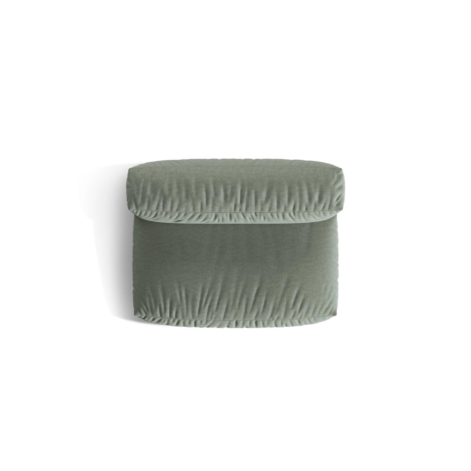 Martina Modulares Sofa Sitzelement, Sitztiefe 76 cm, aus Strukturierter Stoff in Moosgrün (Boston Water Green), 132x106 cm von Micadoni – Bild 5