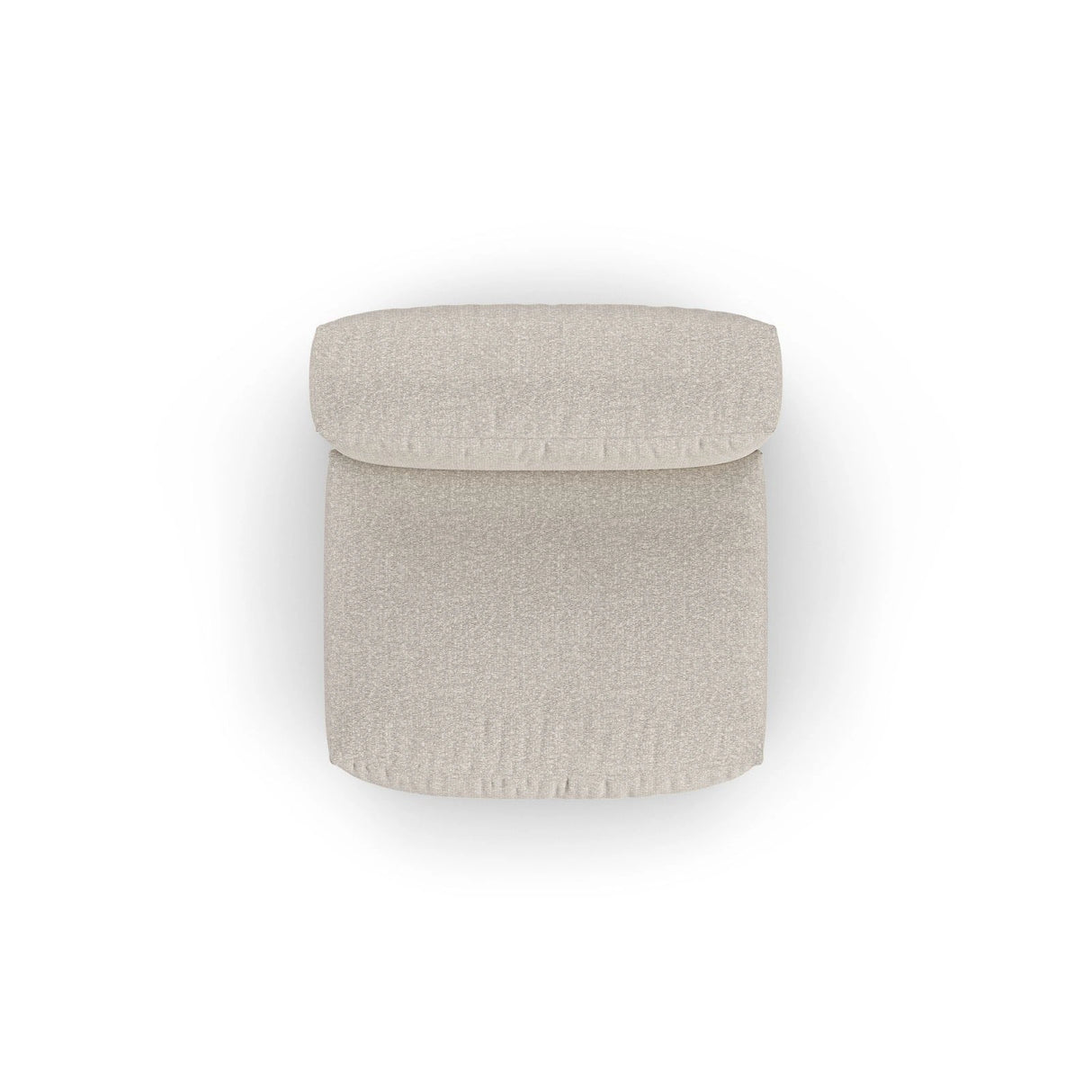 Martina Modulares Sofa Sitzelement, Sitztiefe 90 cm, aus Boucle in Beige (Monet Sand), 120x90 cm von Micadoni – Bild 5