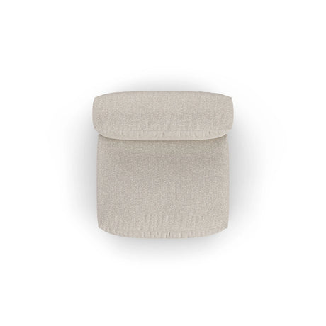 Martina Modulares Sofa Sitzelement, Sitztiefe 90 cm, aus Boucle in Beige (Monet Sand), 120x90 cm von Micadoni – Bild 5