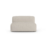 Martina Modulares Sofa Sitzelement, Sitztiefe 90 cm, aus Boucle in Beige (Monet Sand), 132x120 cm von Micadoni – Bild 1