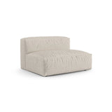 Martina Modulares Sofa Sitzelement, Sitztiefe 90 cm, aus Boucle in Beige (Monet Sand), 132x120 cm von Micadoni – Bild 3