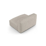 Martina Modulares Sofa Sitzelement, Sitztiefe 90 cm, aus Boucle in Beige (Monet Sand), 132x120 cm von Micadoni – Bild 4