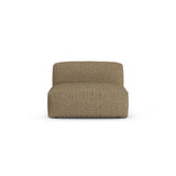 Martina Modulares Sofa Sitzelement, Sitztiefe 90 cm, aus Boucle in Cappuccino (Monet Cappucino), 120x90 cm von Micadoni – Bild 1