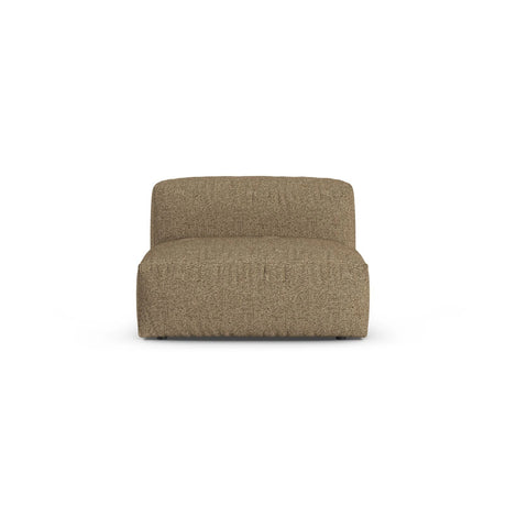 Martina Modulares Sofa Sitzelement, Sitztiefe 90 cm, aus Boucle in Cappuccino (Monet Cappucino), 120x90 cm von Micadoni – Bild 1