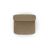 Martina Modulares Sofa Sitzelement, Sitztiefe 90 cm, aus Boucle in Cappuccino (Monet Cappucino), 132x120 cm von Micadoni – Bild 5