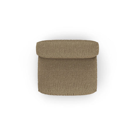 Martina Modulares Sofa Sitzelement, Sitztiefe 90 cm, aus Boucle in Cappuccino (Monet Cappucino), 132x120 cm von Micadoni – Bild 5