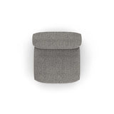 Martina Modulares Sofa Sitzelement, Sitztiefe 90 cm, aus Boucle in Graphit (Monet Graphite), 120x90 cm von Micadoni – Bild 5