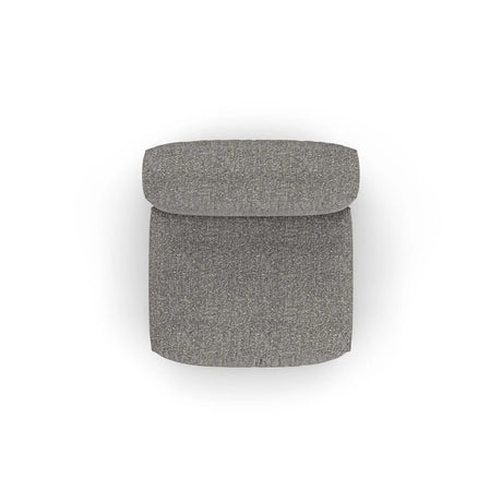 Martina Modulares Sofa Sitzelement, Sitztiefe 90 cm, aus Boucle in Graphit (Monet Graphite), 120x90 cm von Micadoni – Bild 5