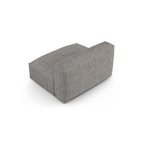Martina Modulares Sofa Sitzelement, Sitztiefe 90 cm, aus Boucle in Graphit (Monet Graphite), 132x120 cm von Micadoni – Bild 4