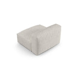 Martina Modulares Sofa Sitzelement, Sitztiefe 90 cm, aus Boucle in Grau Beige meliert (Monet Pearl), 120x90 cm von Micadoni – Bild 4