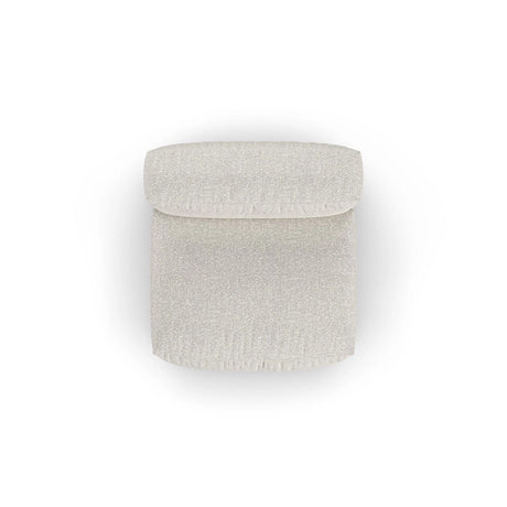 Martina Modulares Sofa Sitzelement, Sitztiefe 90 cm, aus Boucle in Grau Beige meliert (Monet Pearl), 120x90 cm von Micadoni – Bild 5