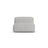 Martina Modulares Sofa Sitzelement, Sitztiefe 90 cm, aus Boucle in Silber (Monet Silver), 120x90 cm von Micadoni – Bild 1
