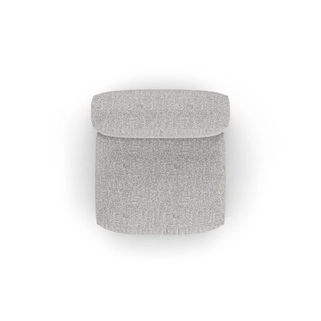 Martina Modulares Sofa Sitzelement, Sitztiefe 90 cm, aus Boucle in Silber (Monet Silver), 120x90 cm von Micadoni – Bild 5