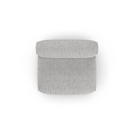 Martina Modulares Sofa Sitzelement, Sitztiefe 90 cm, aus Boucle in Silber (Monet Silver), 132x120 cm von Micadoni – Bild 5