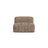 Martina Modulares Sofa Sitzelement, Sitztiefe 90 cm, aus Cord in Acorn (Tilia 17), 120x90 cm von Micadoni – Bild 1