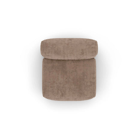 Martina Modulares Sofa Sitzelement, Sitztiefe 90 cm, aus Cord in Acorn (Tilia 17), 120x90 cm von Micadoni – Bild 5