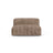 Martina Modulares Sofa Sitzelement, Sitztiefe 90 cm, aus Cord in Acorn (Tilia 17), 132x120 cm von Micadoni – Bild 1
