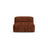 Martina Modulares Sofa Sitzelement, Sitztiefe 90 cm, aus Cord in Brick (Tilia 52), 120x90 cm von Micadoni – Bild 1