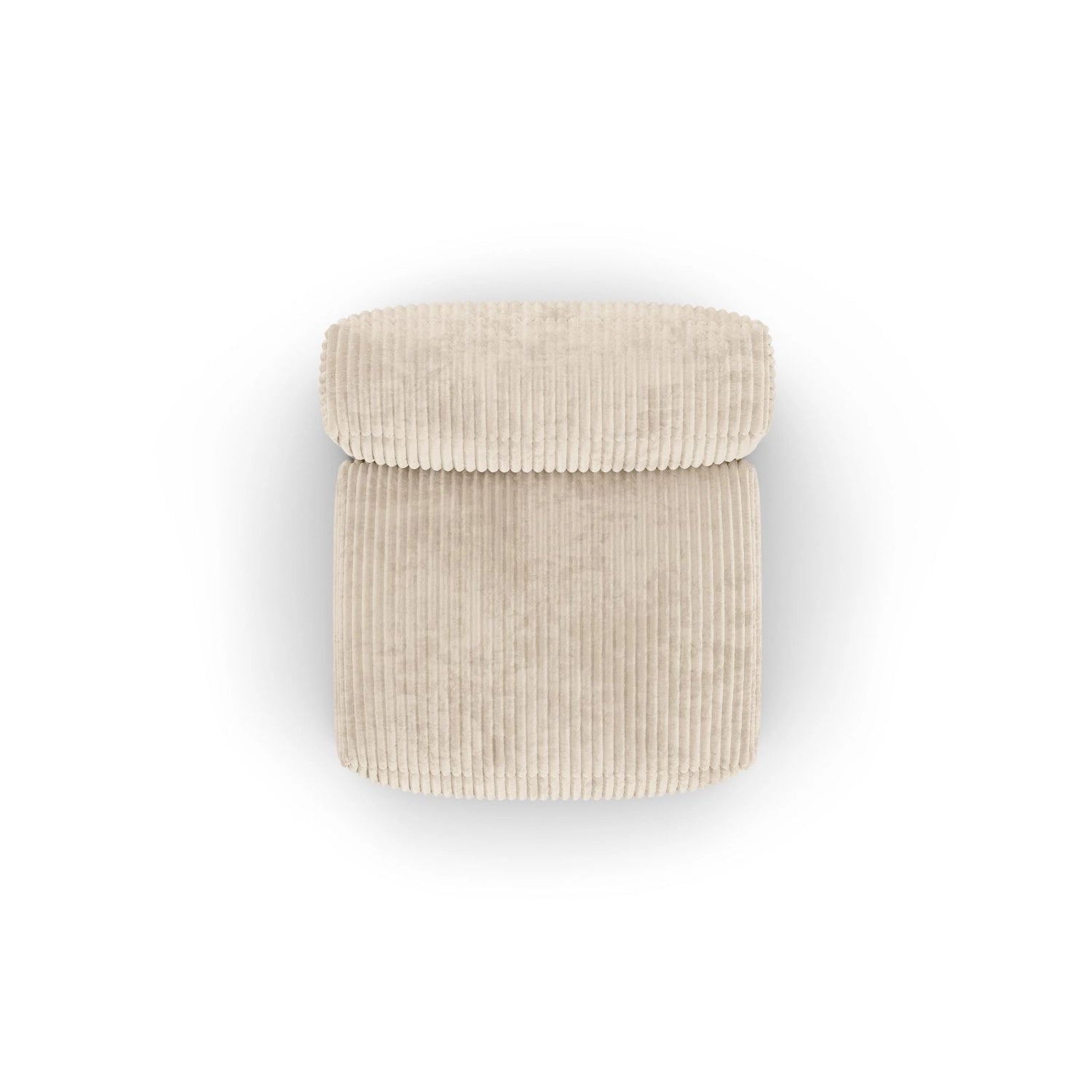 Martina Modulares Sofa Sitzelement, Sitztiefe 90 cm, aus Cord in Leichtes Beige (Tilia 03), 120x90 cm von Micadoni – Bild 5