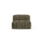 Martina Modulares Sofa Sitzelement, Sitztiefe 90 cm, aus Cord in Moosgrün (Tilia 37), 120x90 cm von Micadoni – Bild 1