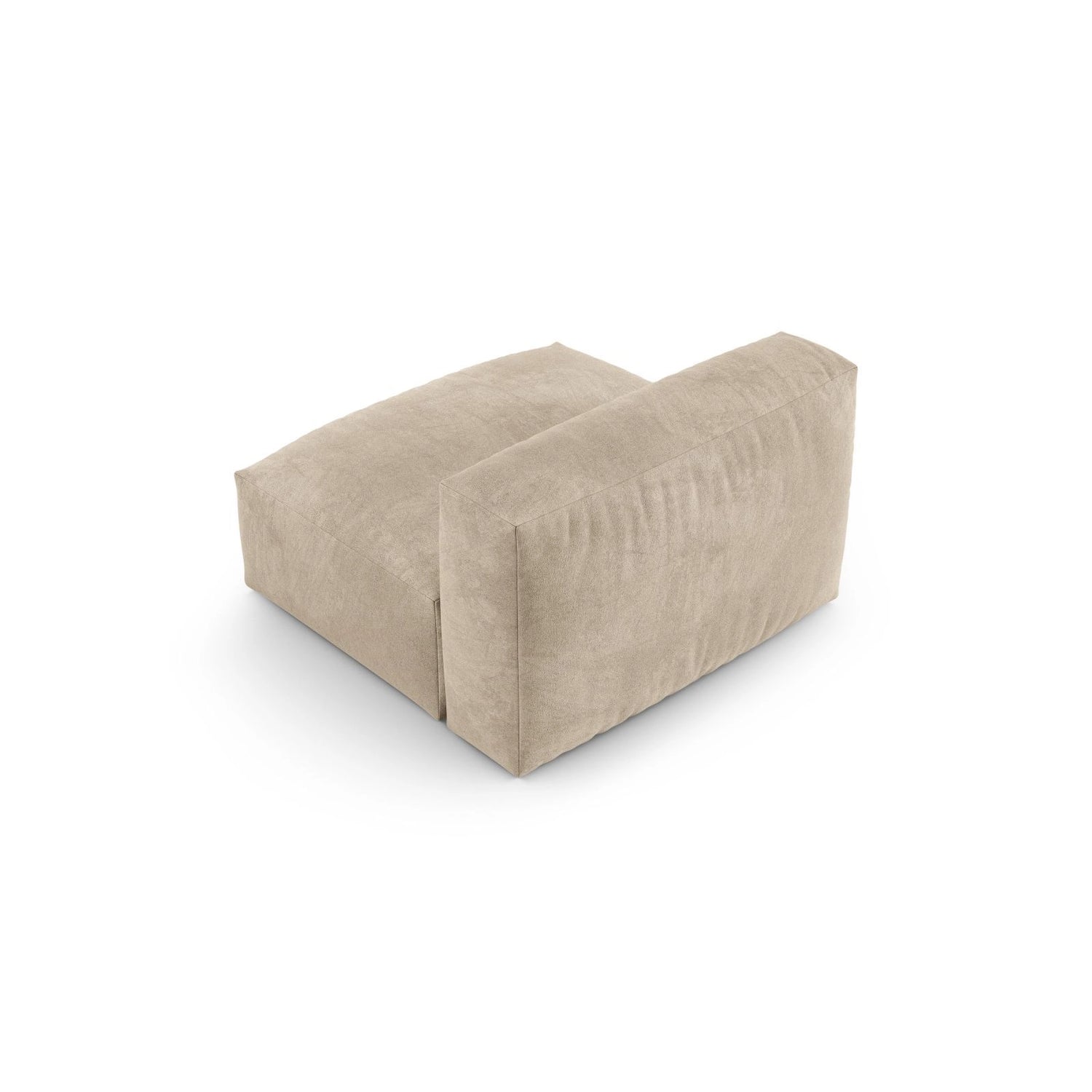 Martina Modulares Sofa Sitzelement, Sitztiefe 90 cm, aus Samt, Cord, Boucle oder Strukturstoff, 120x90 cm von Micadoni – Bild 4