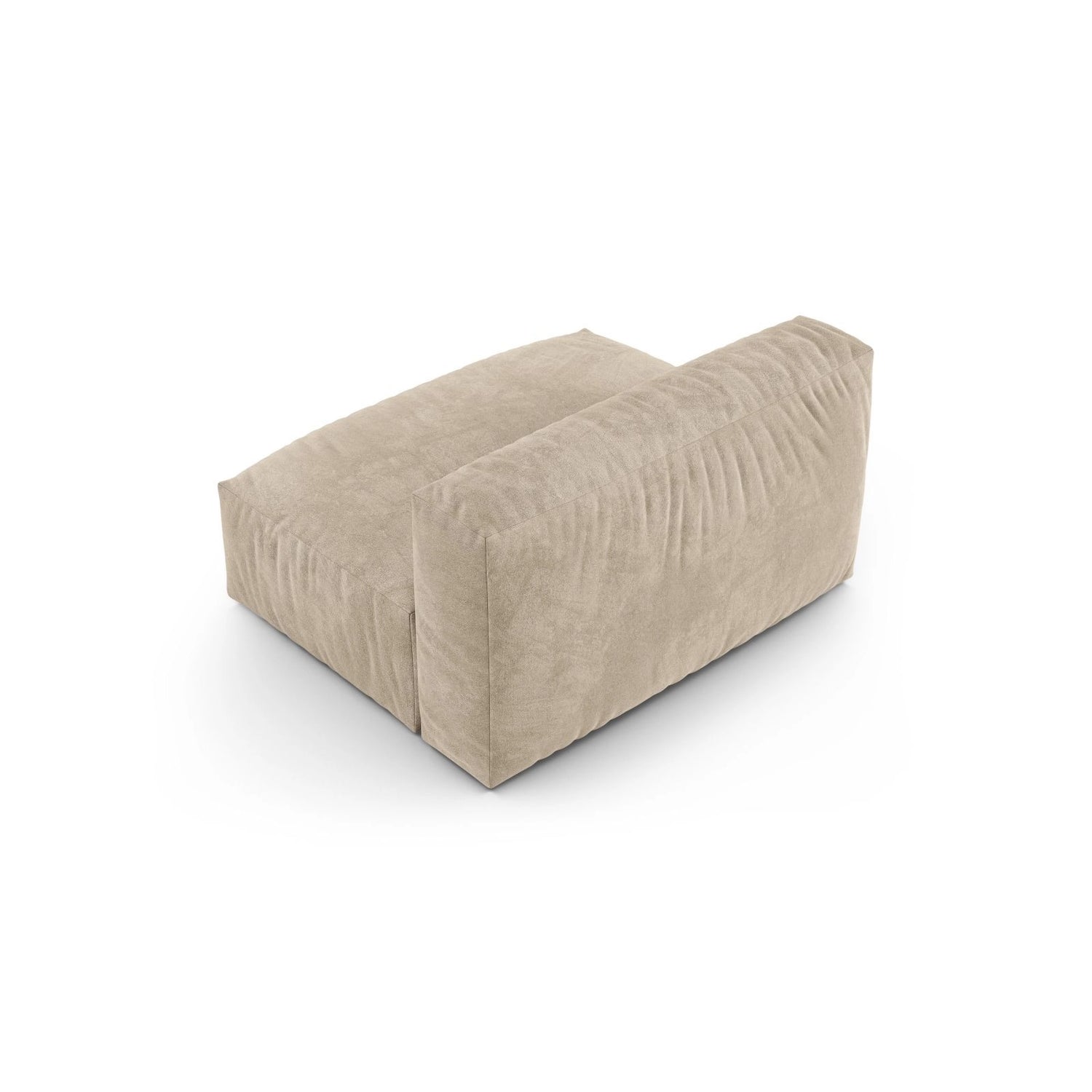 Martina Modulares Sofa Sitzelement, Sitztiefe 90 cm, aus Samt, Cord, Boucle oder Strukturstoff, 132x120 cm von Micadoni – Bild 4