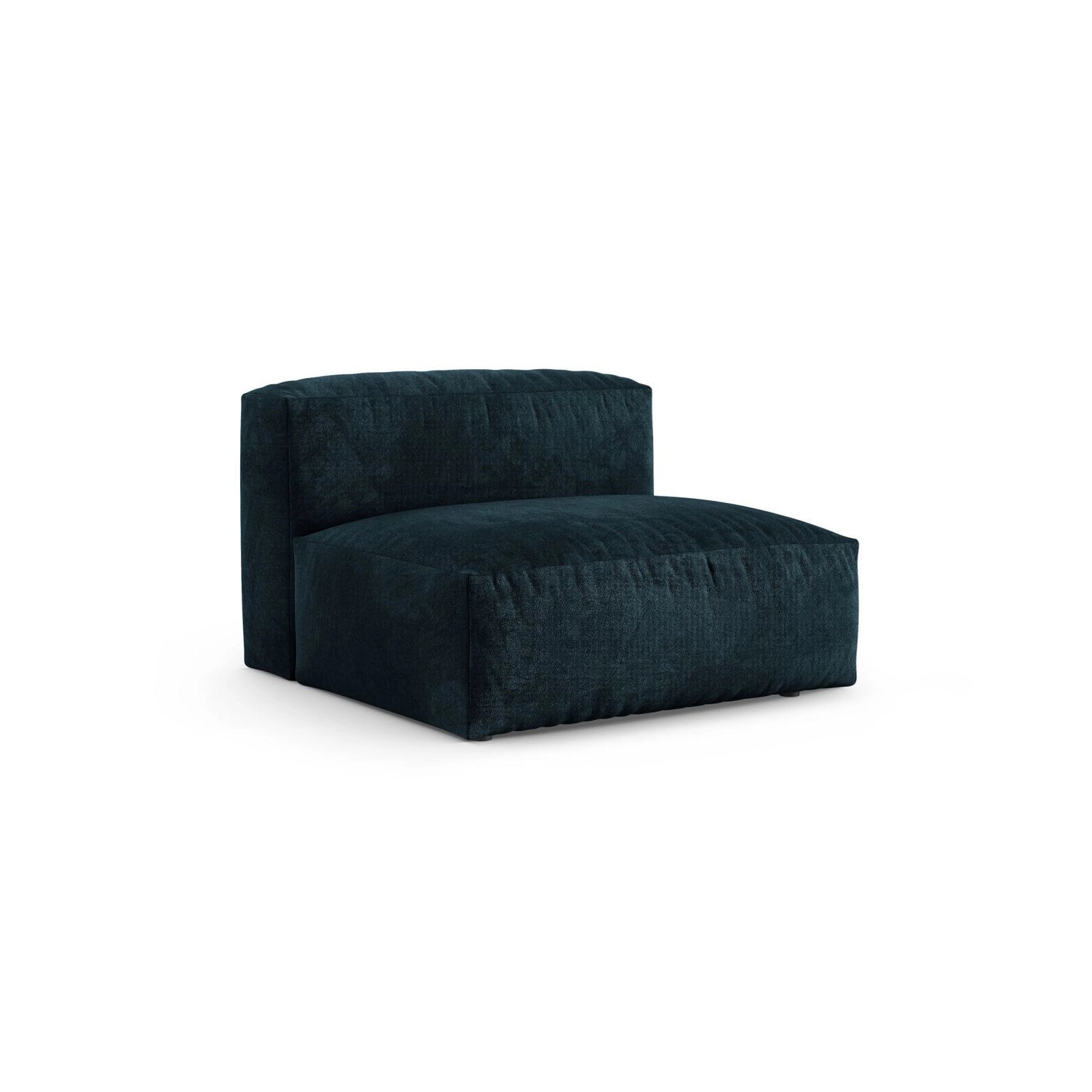 Martina Modulares Sofa Sitzelement, Sitztiefe 90 cm, aus Samt in Deep Petrol (Vogue 13), 120x90 cm von Micadoni – Bild 3