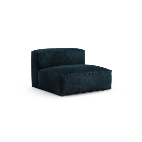 Martina Modulares Sofa Sitzelement, Sitztiefe 90 cm, aus Samt in Deep Petrol (Vogue 13), 120x90 cm von Micadoni – Bild 3