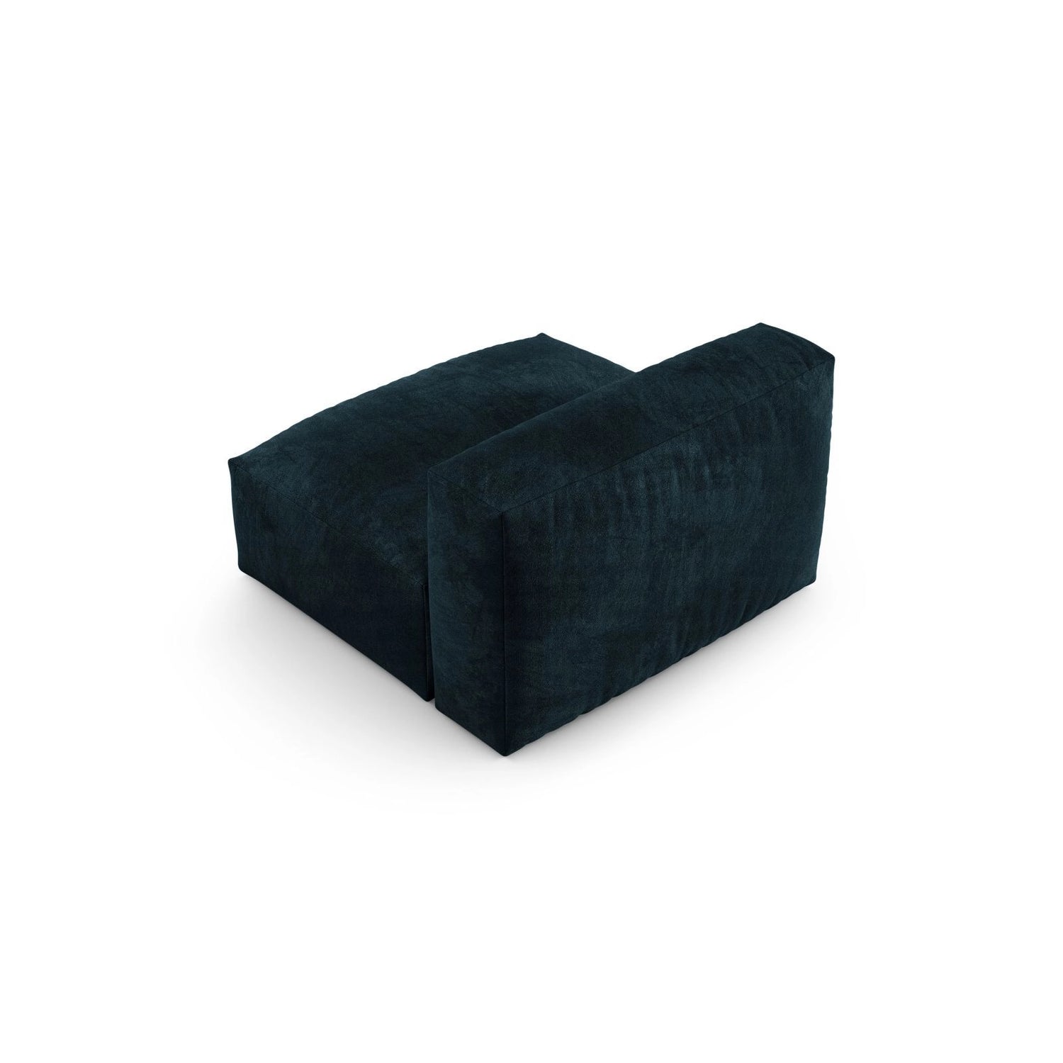 Martina Modulares Sofa Sitzelement, Sitztiefe 90 cm, aus Samt in Deep Petrol (Vogue 13), 120x90 cm von Micadoni – Bild 4