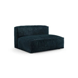 Martina Modulares Sofa Sitzelement, Sitztiefe 90 cm, aus Samt in Deep Petrol (Vogue 13), 132x120 cm von Micadoni – Bild 3